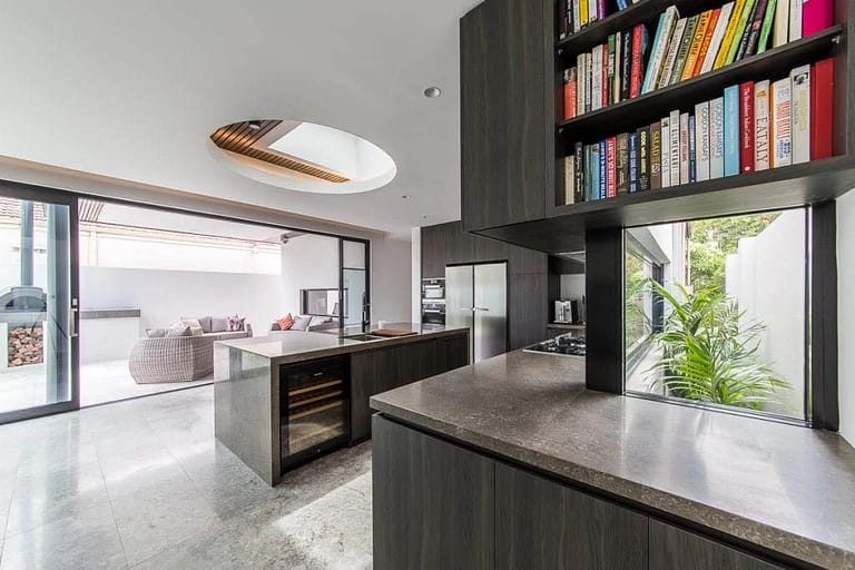 custom kitchen renovation in Perth - skylight in kitchen
